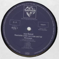 Ivan Rebroff - Russische Lieder von Liebe und Tod (1975) 120871 1
