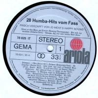 Jo Ment - 28 Humba Hits vom Fass Frish verzapft von Jo Ment's Happy Sound (78625IT) 1